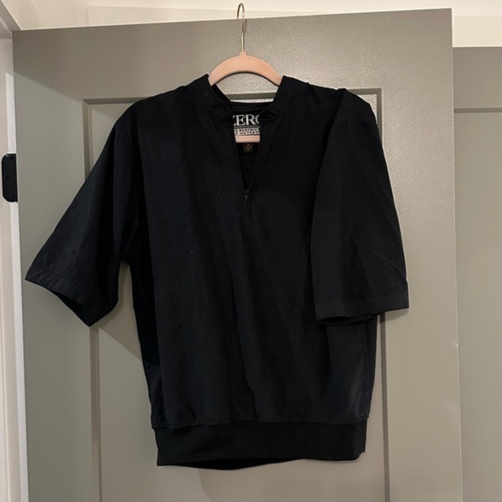 Vintage Zero Restriction Black Quarter Zip Top Band Waist Small
Condition 8/10